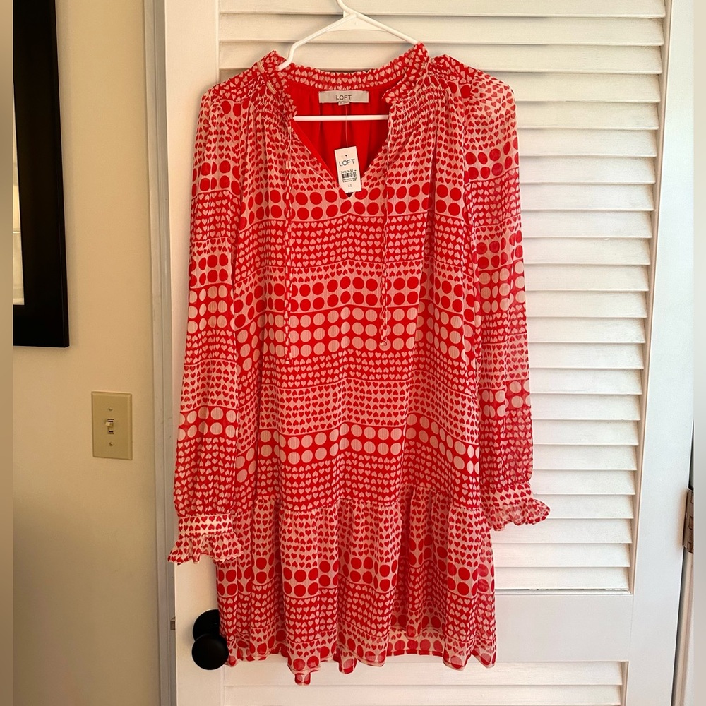 Loft flounce dress